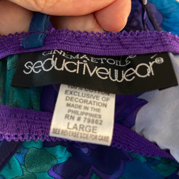 Cinema Etoile Seductive Wear Sexy Bra Top Floral L Festival. 
Bright vivid color - Picture 6 of 6